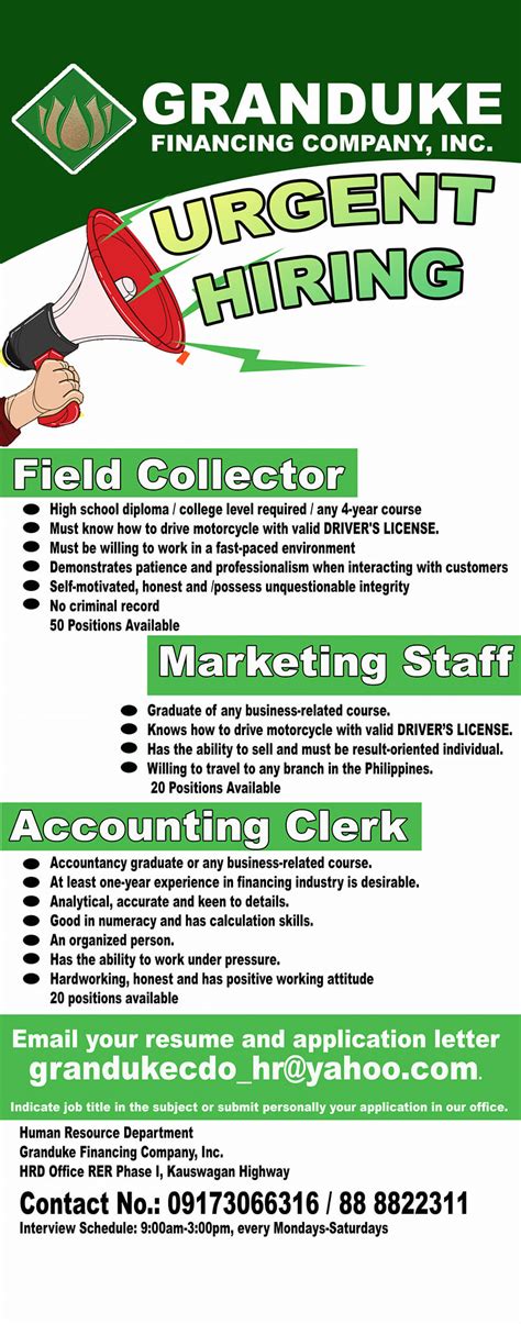 Job Hiring Bukidnon jobs in Valencia .